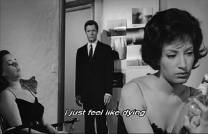 just feel like dying - La Notte (1961)