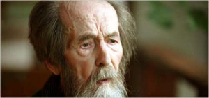 Alexandr Solzhenitsyn: image courtesy New York Times