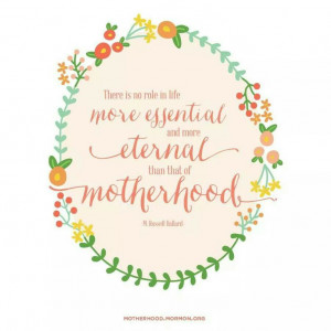 Motherhood... Essential. Eternal.