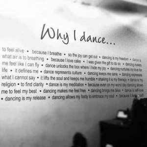 Why I dance