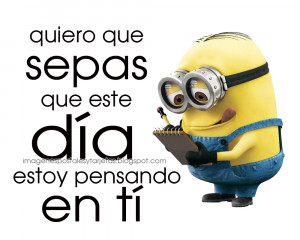 Minions - Pensando en ti