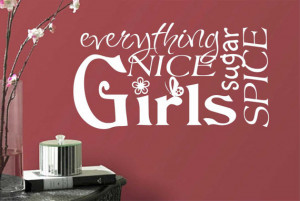 Vinyl Wall Lettering Quotes Nursery Baby Girl Art Word Collage