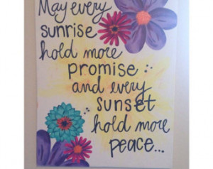 Sunrise and Sunset Quote