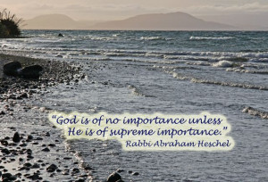The immediate importance of God