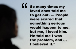 Quotes from vivrelaviolenceconjugale.ca that are part of an ...