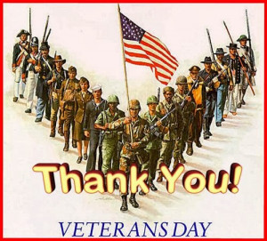 ... Thank you all, Veterans! - Meaning Sayings on Happy Veterans Day 2013