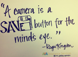 ... Quotes: A Camera Is A Save Button For The Minds Eye A Photography