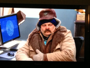 Ron Swanson is great even when he's sick. Buses, Photos, Crowd Bus, I ...