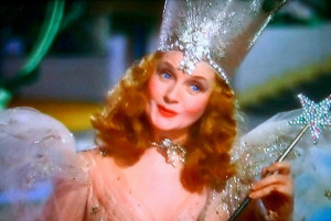 glinda is the good with of the north in the film and she appears in