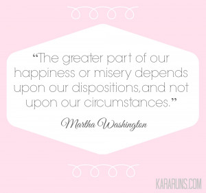martha washington quote