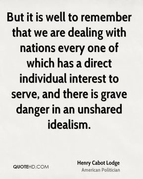 Henry Cabot Lodge Quotes