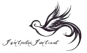 Feather Birds Flying Away Drawing