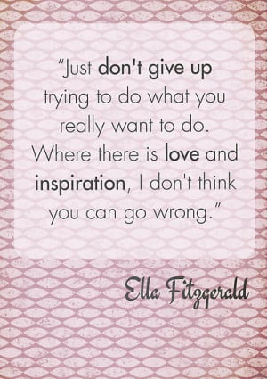 lisa86f › Portfolio › Ella Fitzgerald Love Quote