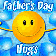 father s day hugs send loads of big hugs on father s day