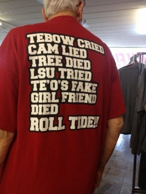 This Alabama Football T-Shirt Gives No Mercy to Crimson Tide Opponents