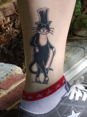 Love This Cat Tattoo Design