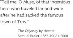 The odyssey quotes | programs: Tell me ODYSSEUS , a teaching program ...