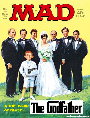 MAD Magazine Cover Issue #155 The Godfather Norman Mingo The Oddfather