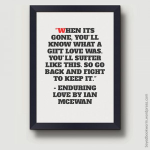 from Ian McEwan's 