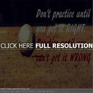 softball baseball Sports Quotes
