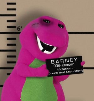 Uh uh. Nice try. Besides, this is the real Barney:
