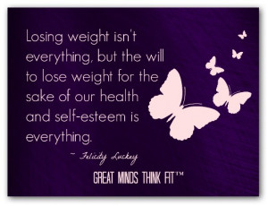 Inspirational Quotes For Women About Self Worth Losing Weight Quote