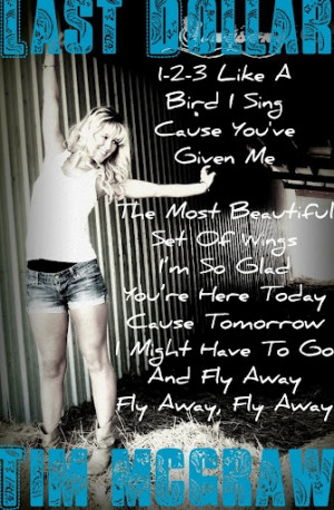 Country Music Lyrics #Tim McGraw