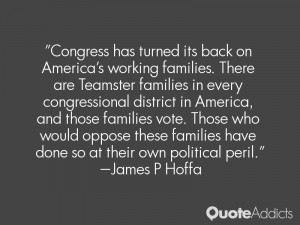 Congress has turned its back on America's working families. There are ...