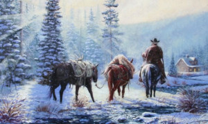 Cowboy Christmas Image