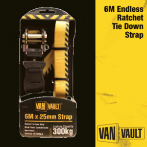 Van Vault 6M Endless Ratchet Tie Down Strap