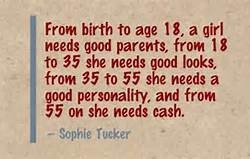 sophie tucker quotes - this was on my high school yearbook page. Boy ...