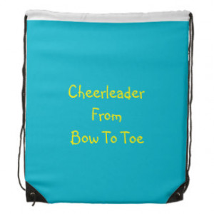 Cute Bag For The Cheerleader In You Life Cinch Bag