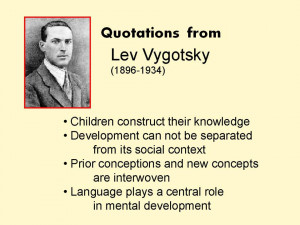 Quotations from VYGOTSKY (1962; 1986; 1978)