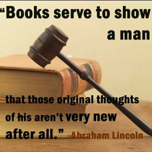 Books and Abraham Lincoln