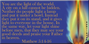 ... is the light of the world - Christian pictures - Light of the world