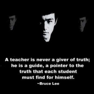 Bruce Lee quote and with Common Core higher education standards are ...
