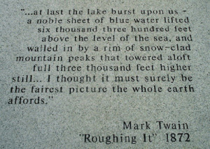 ... surely be the fairest picture the whole world affords. - Mark Twain