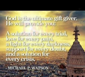 God is the ultimate gift giver