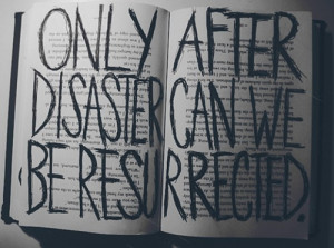 after, disaster, fight club, love, palahniuk, resurrected