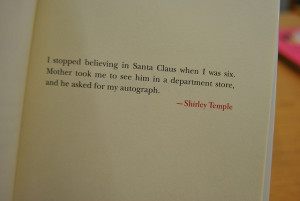 Shirley Temple Quote