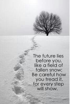 Careful...Every step will shiw