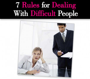 With Difficult People