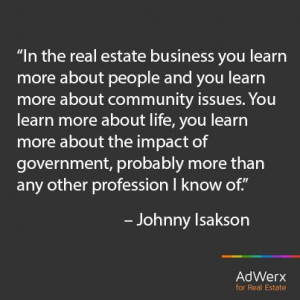Real Estate is about so much more than just buying or selling a home ...