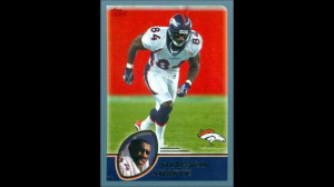 Shannon Sharpe Football Card (Denver Broncos) 2003 Topps #236