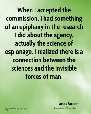 When I accepted the commission, I had something of an epiphany in the ...