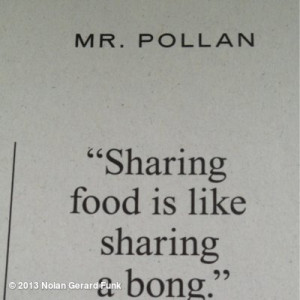 Quote from Michael Pollan in Fantastic Man Magazine spring summer ...