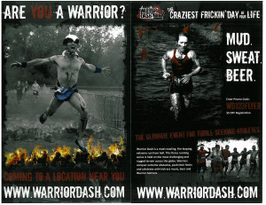 Warrior Dash Flyer