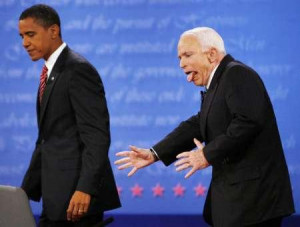 McCain accused Obama of “partisan postering” since the few ...