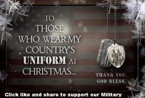 Merry Christmas!!! | Thank you Military!