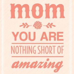 Amazing Mom - Card